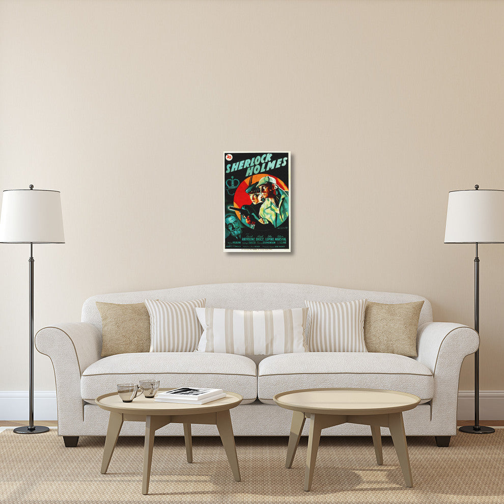 "Sherlock Holmes" Stretched Canvas Giclee by Hollywood Photo Archive, 20x30"