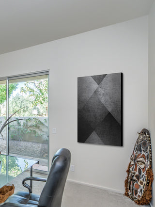 "Hardly Visible" Painting Print on Brushed Aluminum