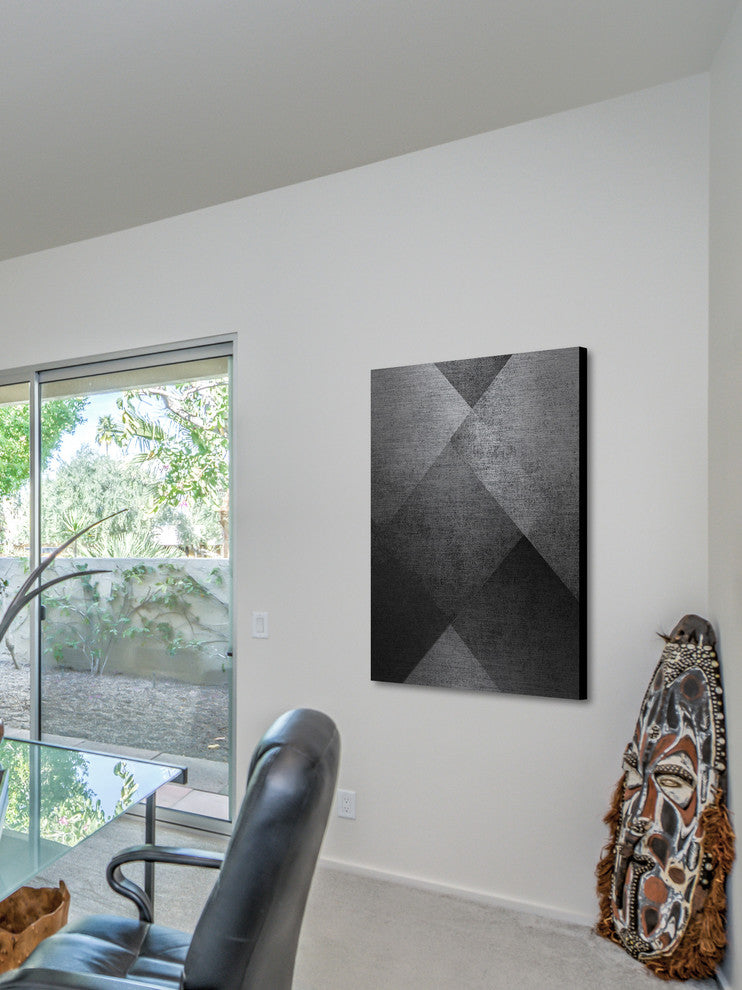 "Hardly Visible" Painting Print on Brushed Aluminum