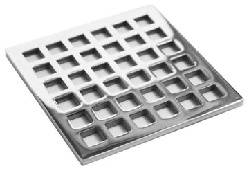 Square Shower Drain Grate - Made to fit Ebbe - Geo. No. 7
