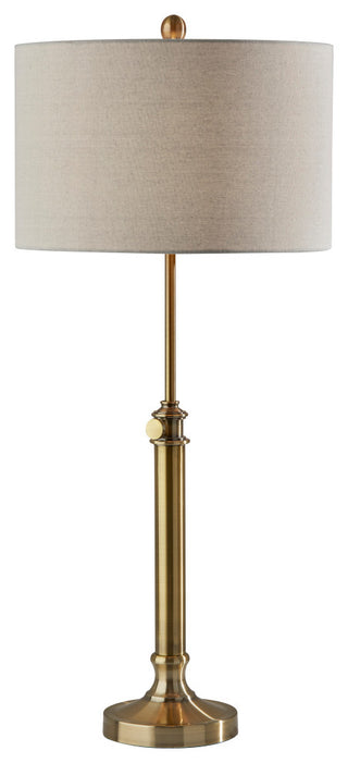 Barton Table Lamp, Antique Brass
