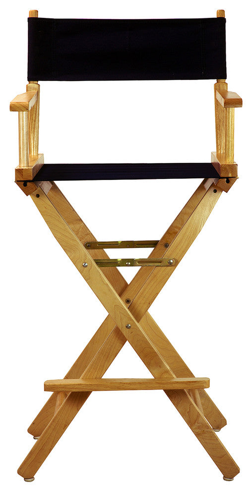 030" Director's Chair Natural Frame-Navy Blue Canvas