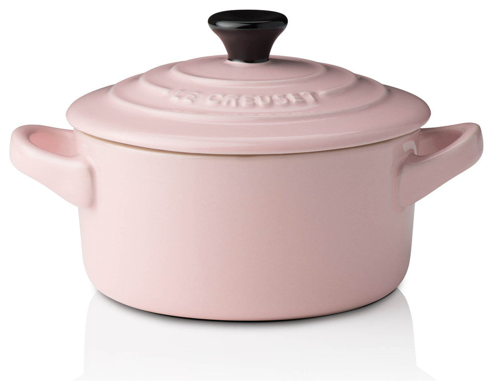 Le Creuset Stoneware Petite Round Casserole, Chiffon Pink