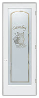 Laundry Door - Thru the Wringer - Primed - 30" x 84" - Knob on Left - Pull Open