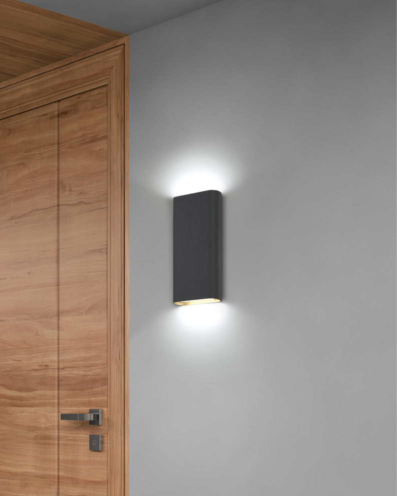 Lux, Bi-Directional Tall Wall Sconce, Satin