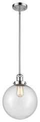 X-Large Beacon 1-Light Mini Pendant, Polished Chrome, Seedy