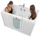Ella Tub4Two 32"x60" Hydro+Air Massage+Foot Massage Acrylic Two Seat Walk, Tub