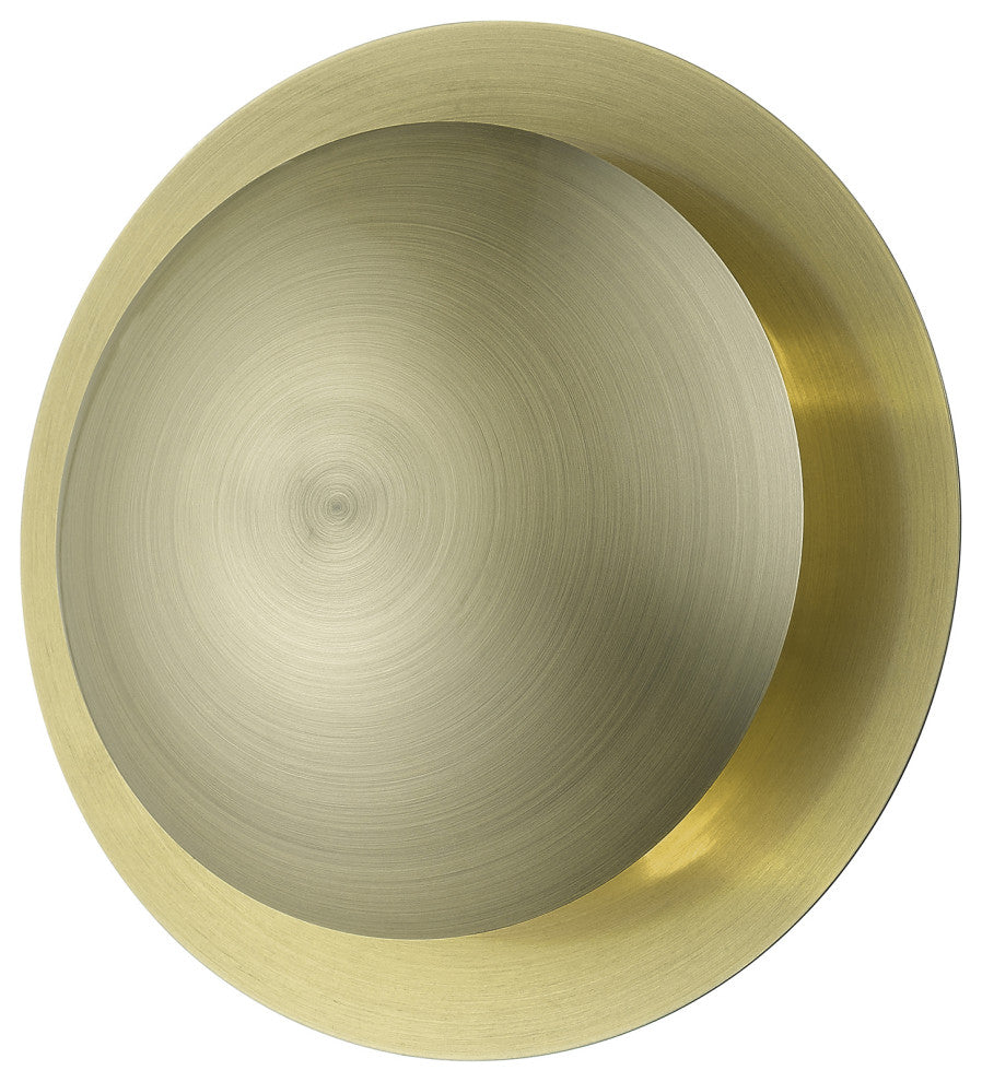 Livex Lighting Ventura 2-Light Antique Brass Medium Semi-Flush/Wall Sconce