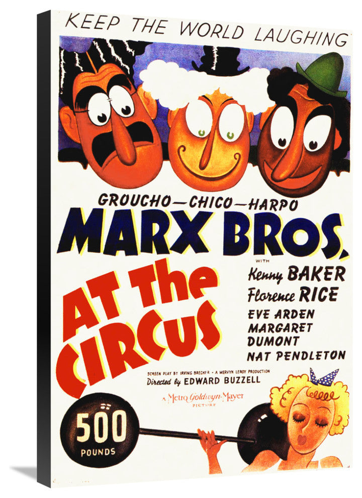 "Marx Brothers - At the Circus 06" Canvas by Hollywood Photo Archive, 20x30"