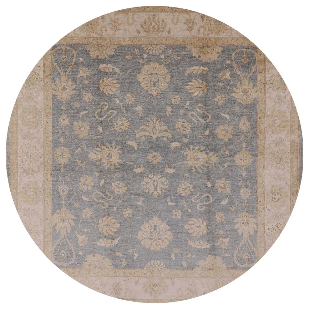 Ahgly Company Indoor Round Mid-Century Modern Area Rugs, 4' Round