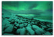 Aurora Borealis Over Ocean Night Seascape Landscape Photo Canvas Wall Art Print, 18" X 24"