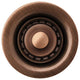 2" Basket Strainer, Antique Copper