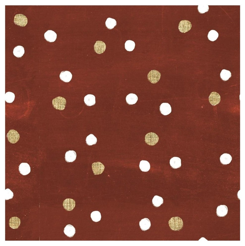 "Santas List Pattern V" Digital Paper Print by Janelle Penner, 32"x32"