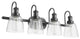Quorum 4-Light Vanity 508-4-59, Matte Black