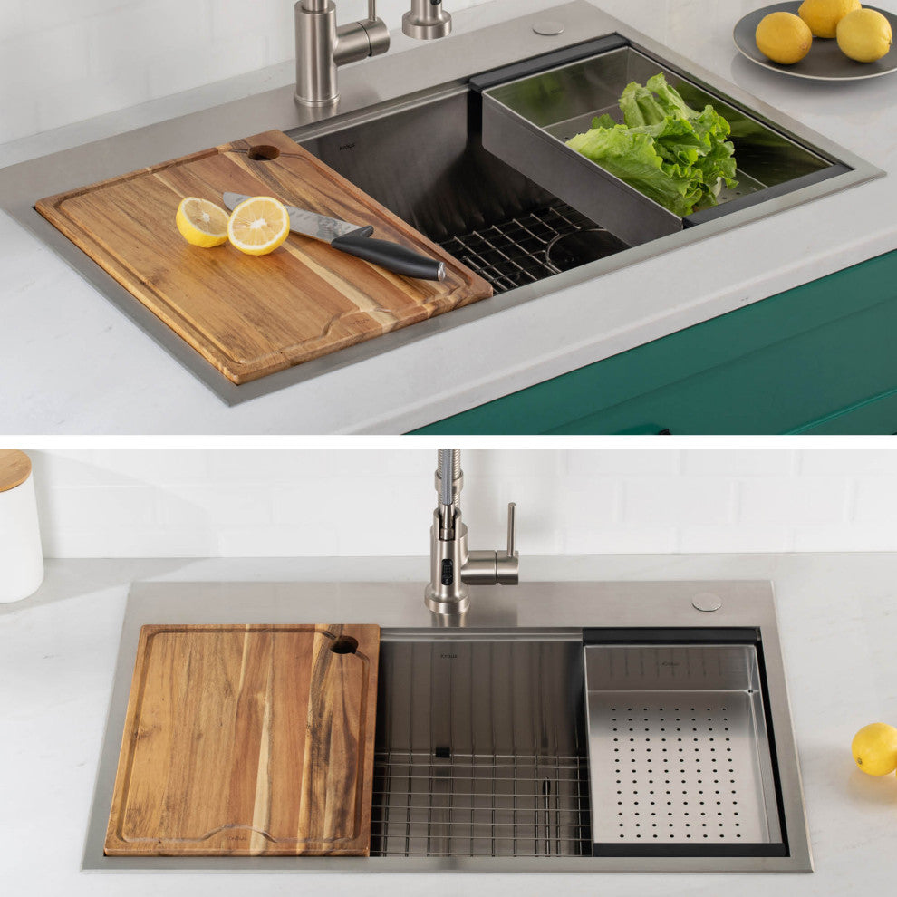 Stainless Steel Colander for Workstation Kitchen Sink