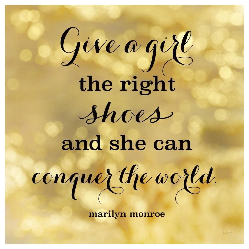 "Fashion Quotes IV" Digital Paper Print by Sue Schlabach, 38"x38"