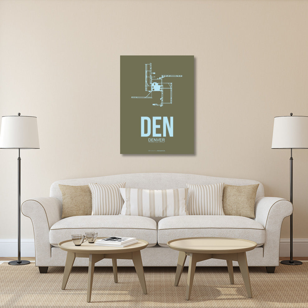 "DEN Denver  Poster 3" Fine Art Print