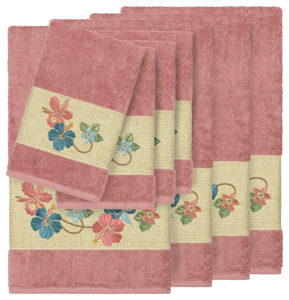 Caroline 8 Piece Embellished Towel Set
