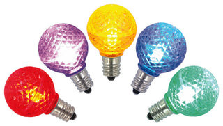 Vickerman xLEDG30-25 G30 LED Multicolored Replacement Bulb, Pack of 25