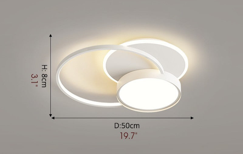 Hasselt | Modern Geometric LED Ceiling Light, Oval