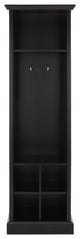 Safavieh Surrey 6 Shelf 2 Hook Hall Tree, Black