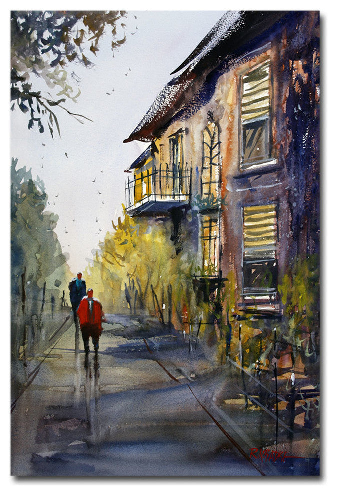 'Cedarburg Shadows' Canvas Art by Ryan Radke