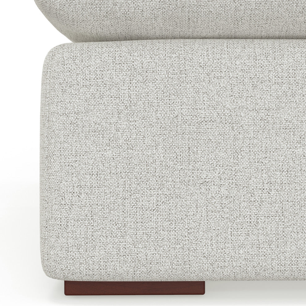 Jasmine 2-Seater Modular Sofa in Velvety Chenille Performance Fabric
