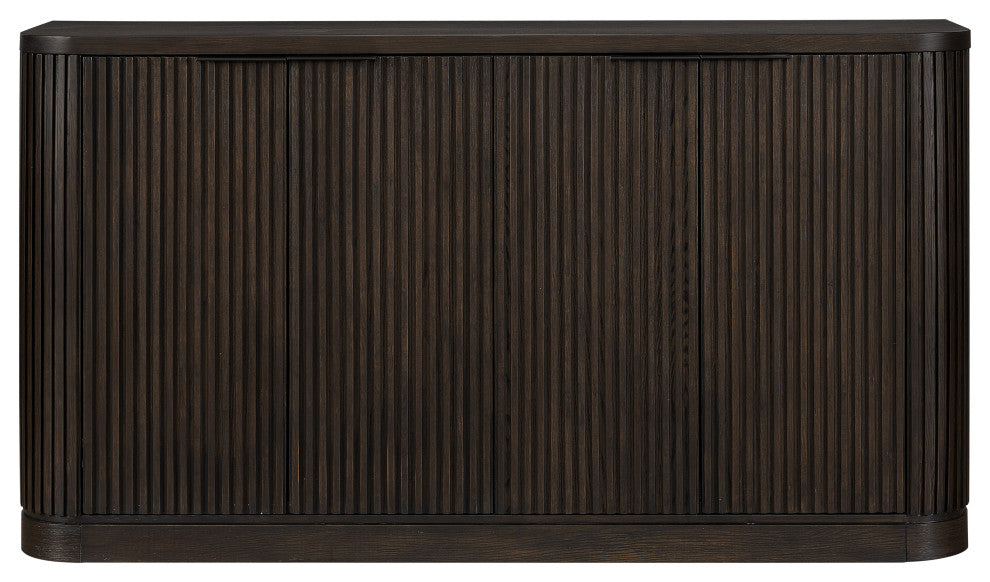 Contemporary Style, Wood Dining Sideboard, Dark Chocolate