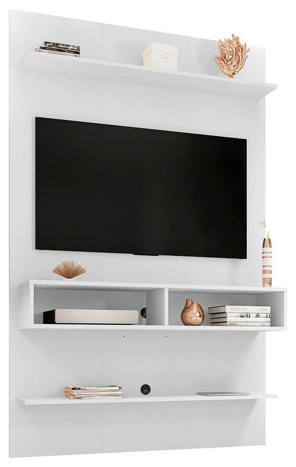 Libra Long Floating 45.35 Entertainment Center in White