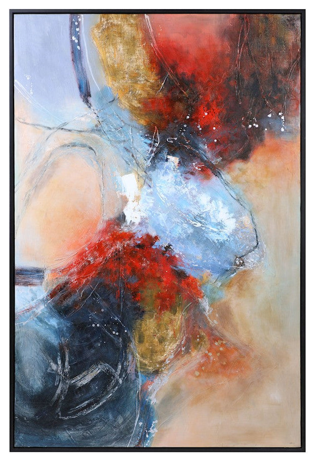 Uttermost Summer Sunset Abstract Art, 51306