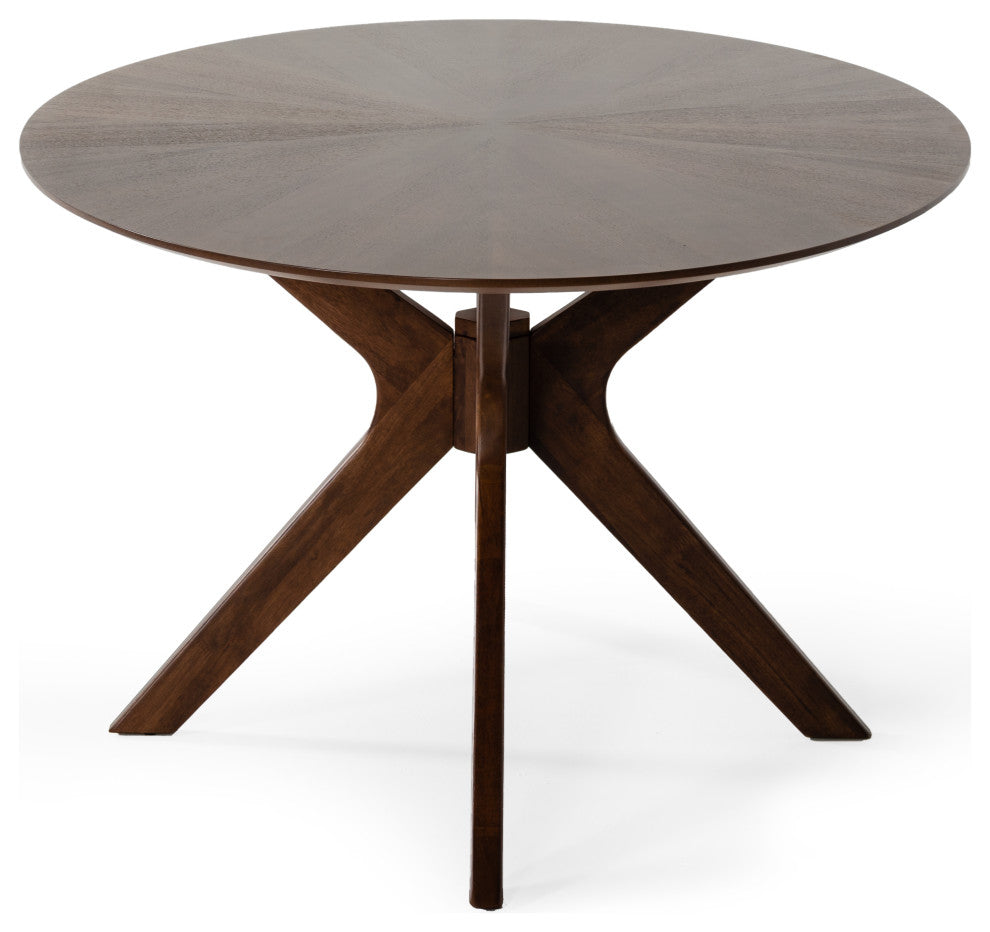 Prospect Dining Table, 75", Walnut, Midcentury, Oval