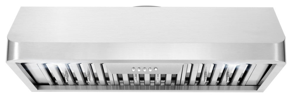 4-Piece, 36" Gas Range, Range Hood, 24" Dishwasher and Refrigerator