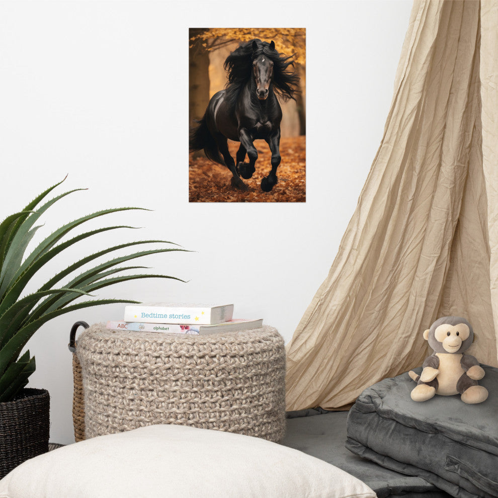 A Brush with Freedom Rustic Photorealism Digital Artwork Loose Art Print, 12" X 18"