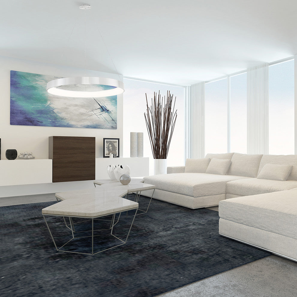 WAC Lighting Corso 32in LED Pendant in Brushed Aluminum