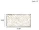Madison Park Paper Cloaked Leaves Metal Framed Decor Panel