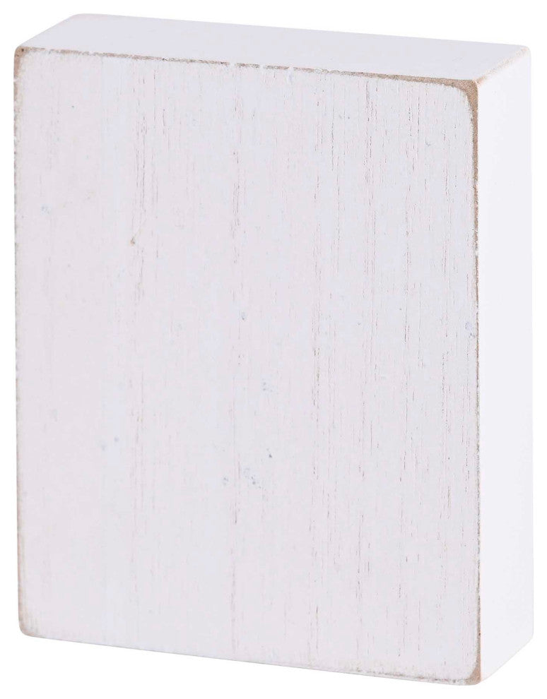 Tabletop Plaque Joy Psalm 28:7 White 3x4