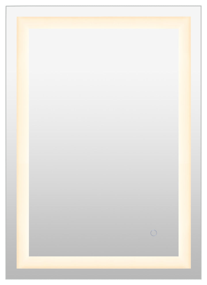 Remy Anti-Fog Front/Back-lit Bathroom Vanity Mirror, Touch Control, Height: 34"