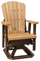 OS Home and Office Model 510CTB Fan Back Swivel Glider, Cedar and Tudor Brown