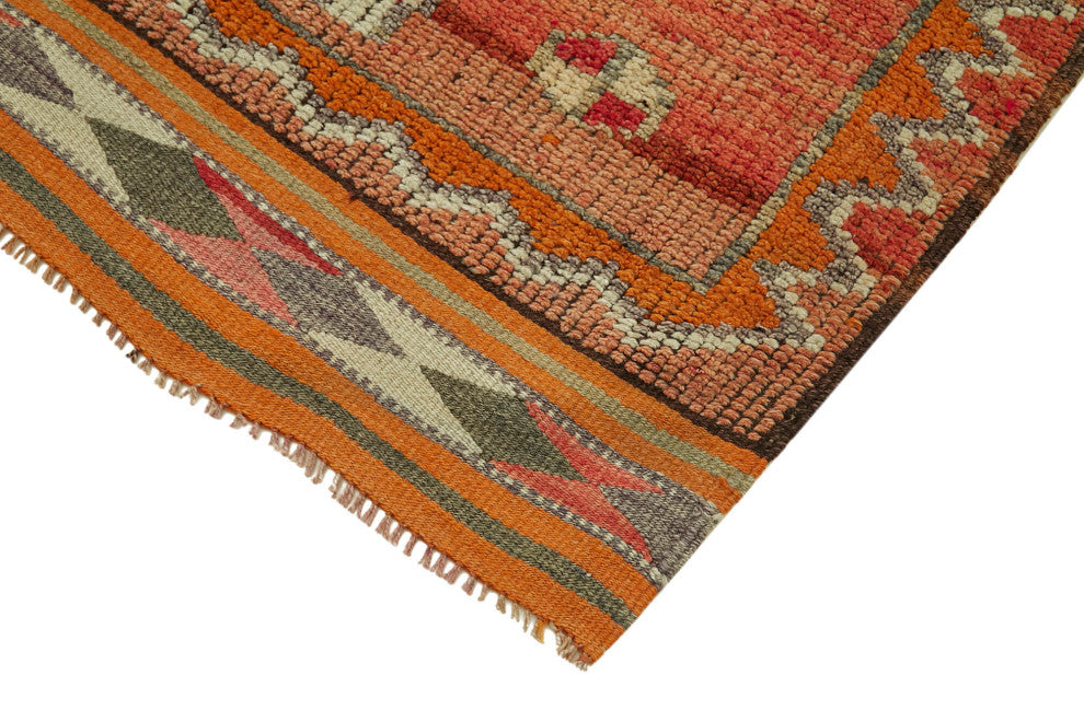 Rug N Carpet - Handwoven Oriental 3' 3" x 10' 8" Antique Runner Rug