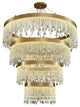 Loda | Multi-level Chic Large Crystal Chandelier, Cool Light 6000k