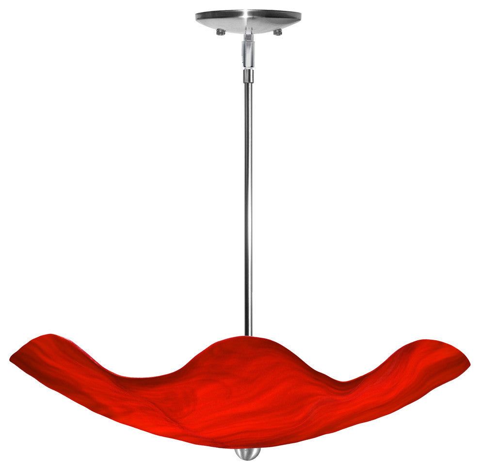 Jezebel Radiance Stingray Chandelier, Fiery Red, 18" Drop Height