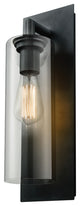 DVI DVP24772BKCL One Light Outdoor Wall Sconce Barker Outdoor Black