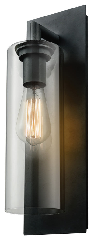 DVI DVP24772BKCL One Light Outdoor Wall Sconce Barker Outdoor Black