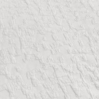 Porto Matelasse Comforter Set, 3PC, Vintage White, Super Queen