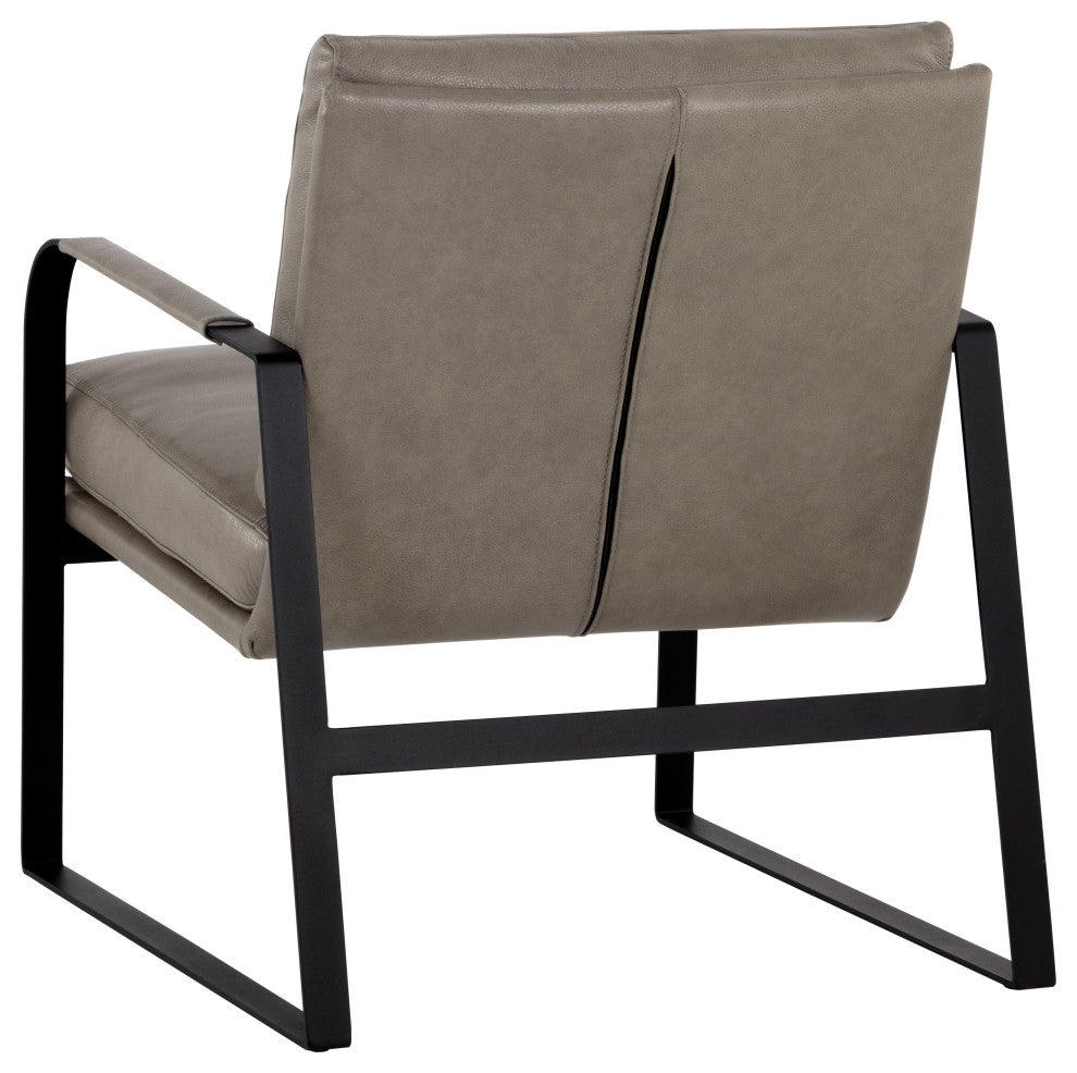 Sterling Lounge Chair Missouri Stone Leather