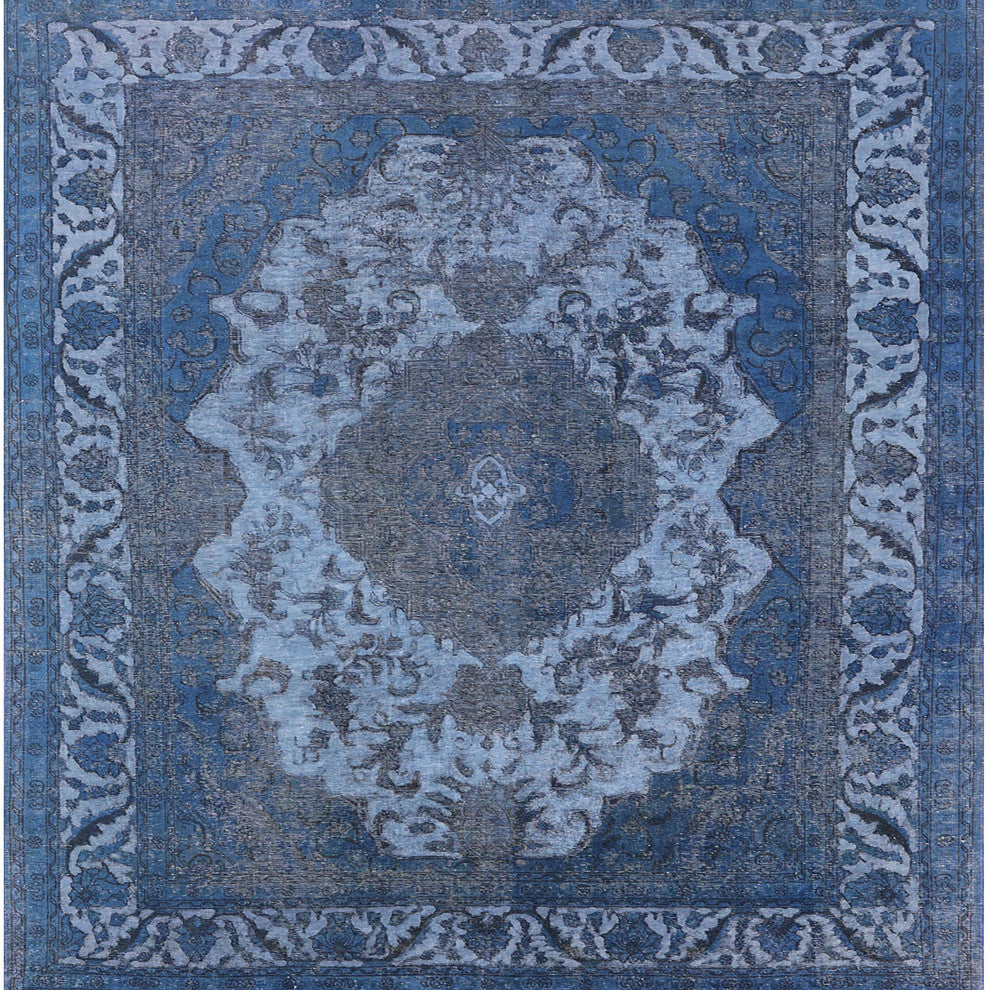 Ahgly Company Indoor Square Mid-Century Modern Area Rugs, 5' Square