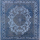 Ahgly Company Indoor Square Mid-Century Modern Area Rugs, 5' Square