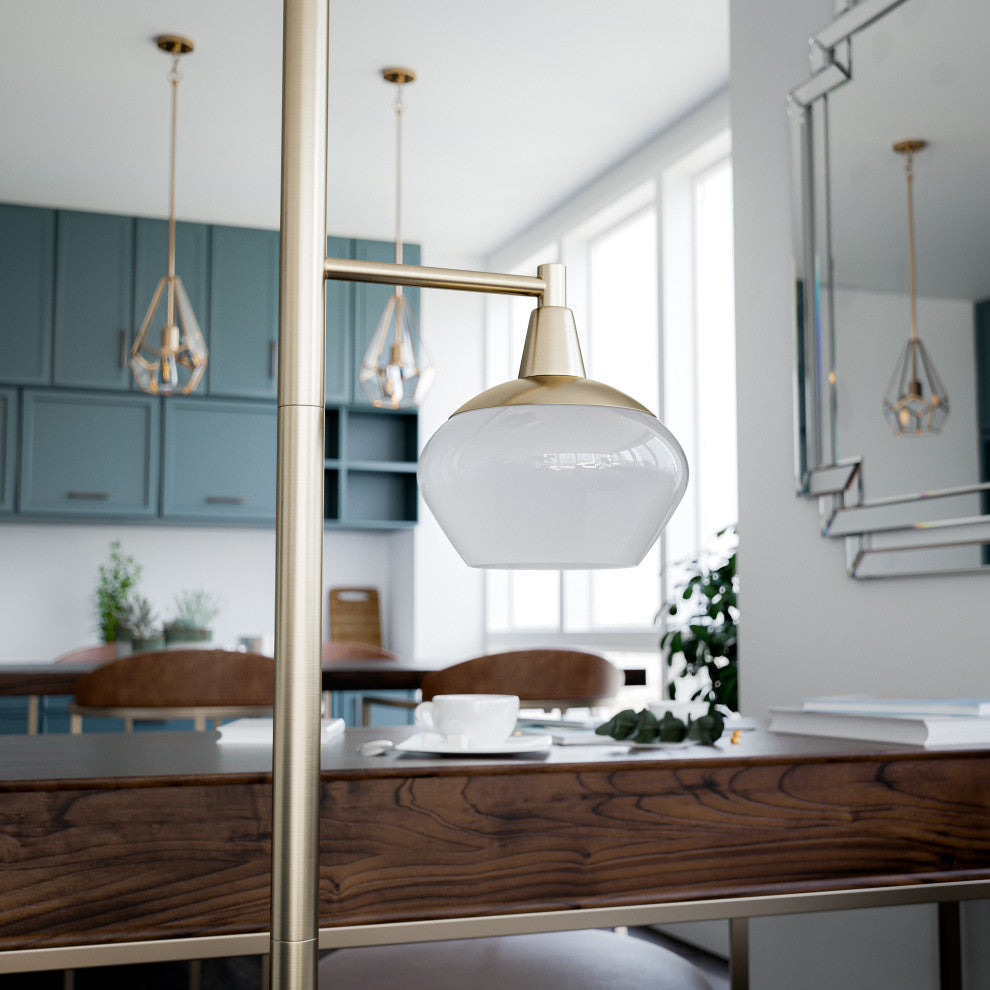 Kenroy 34355AB 2-Light Torchiere, Edwin