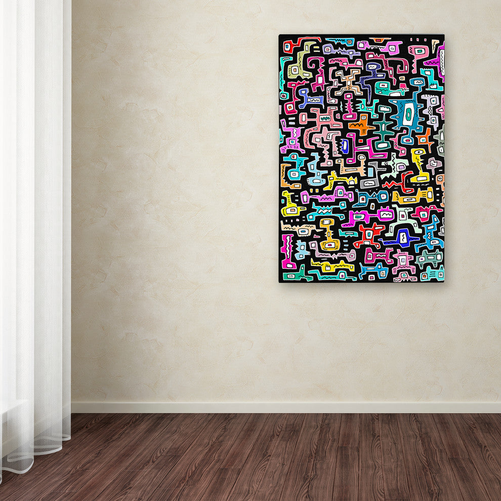 Miguel Balbas 'Puzzle II' Canvas Art, 22" x 32"