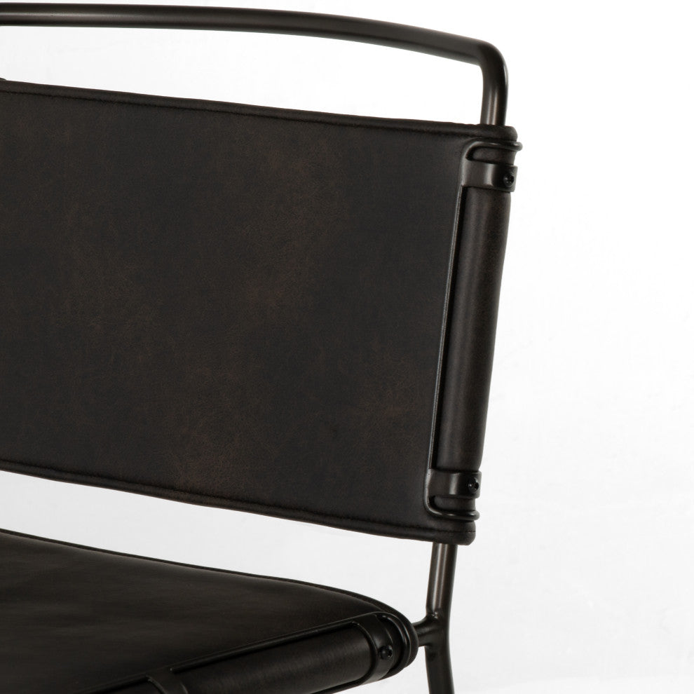Wharton Stool-Distressed Black-Bar